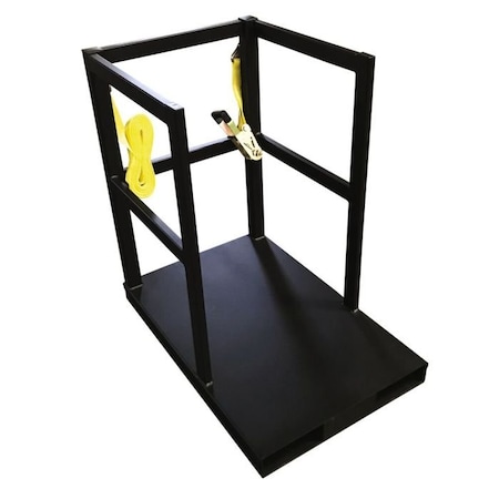 Justrite Cylinder Pallet Stand, 24"W x 36"D x 38"H, 4 Cylinder Capacity 35210